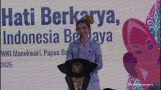 Selvi Gibran Encourages Papuan Mothers to Develop Businesses and Continue Learning