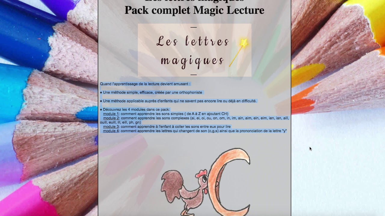 COMMENT APPRENDRE A LIRE EN S'AMUSANT AUX ENFANTS - YouTube