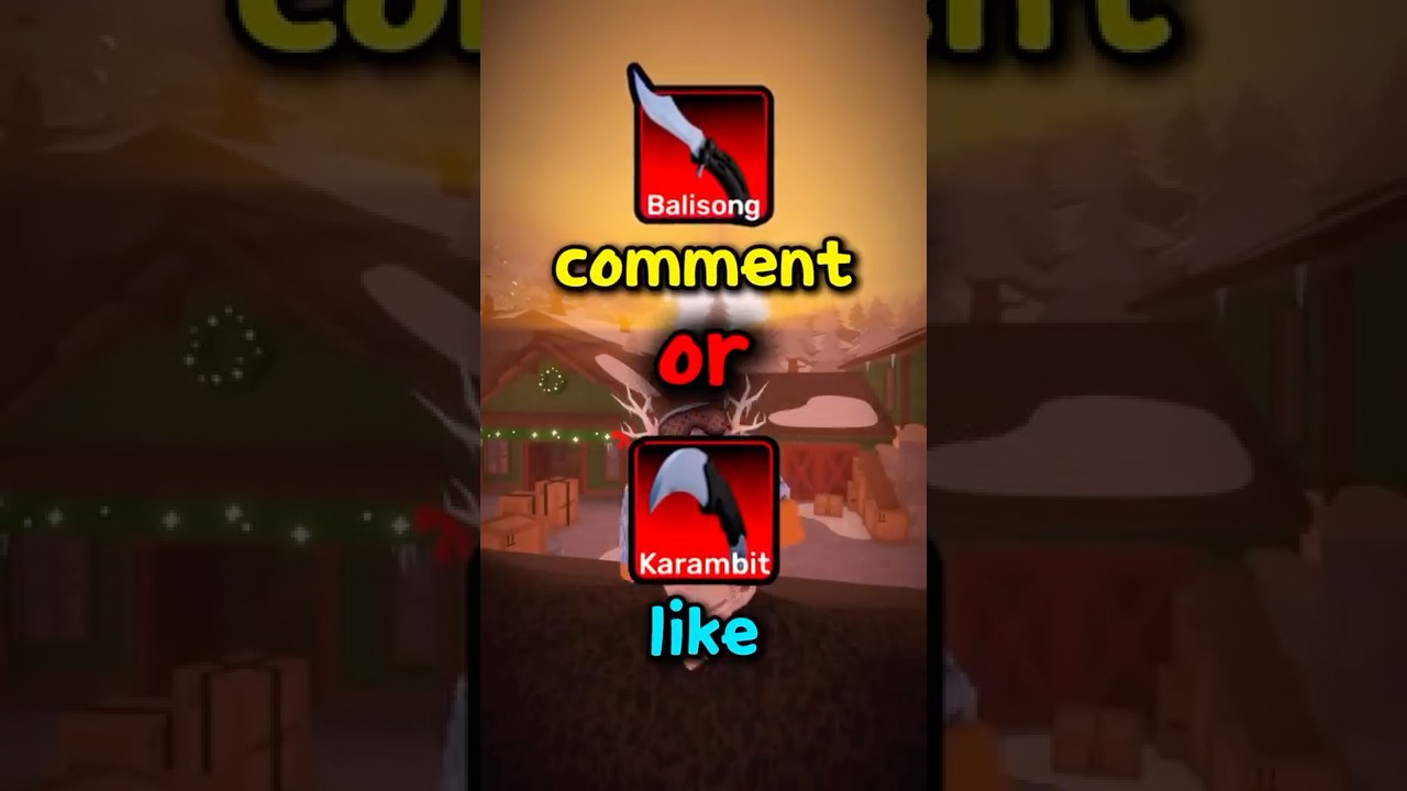 Which is Better Balisong or Karambit in Roblox Rivals? 🤔