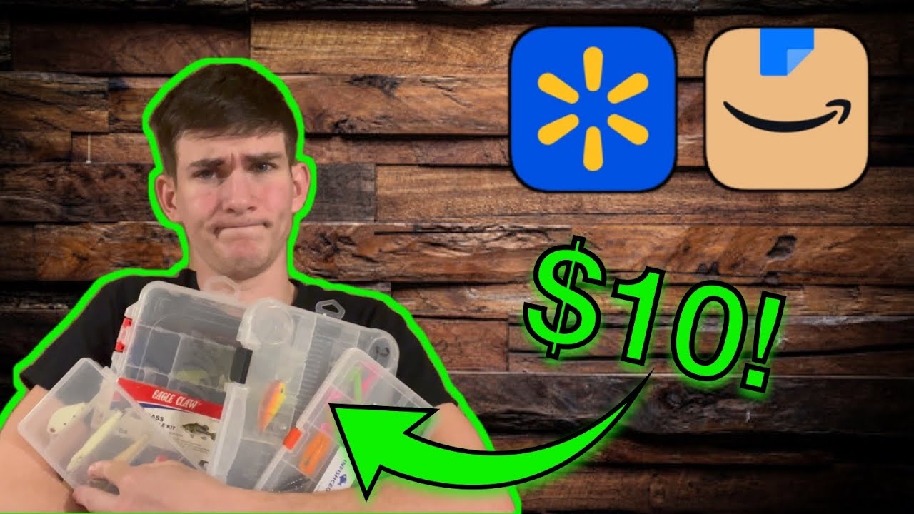 Testing CHEAP Bass Fishing Kits From Amazon and Walmart! (SCAM???)