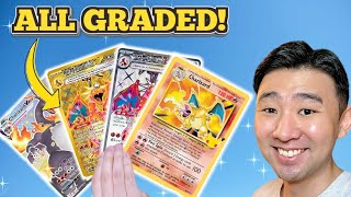 I GRADED ALL MY CHARIZARDS! CHEAPEST & FASTEST Way to Grade Pokemon Cards in 2023!