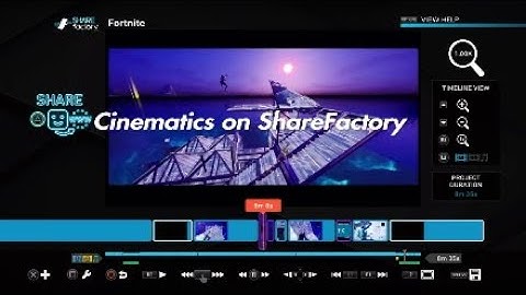 How to do Flea Cinematics on ShareFactory! | Tutorial 1