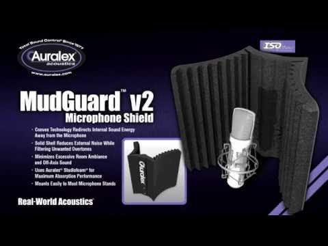 Auralex MudGuard V2 Micophone Isolator Comparison Animation