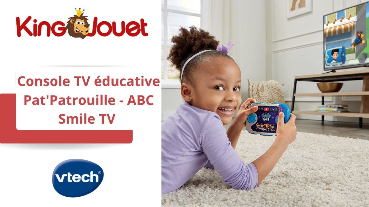 Console TV éducative Pat'Patrouille - ABC Smile TV VTech : King