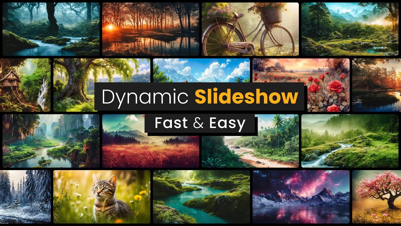 Create a Dynamic Slideshow Animation Instantly in After Effects – Slides & Grids