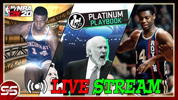 PLATINUM PLAYBOOK "Live Stream" Final Superstar Event?? Grinding For Icon Tier!! MyNBA2k20
