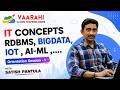 IT Concepts | Bigdata | Satish Pantula | Vaarahi Cloud Technologies Hyd | New #it #explore #viral