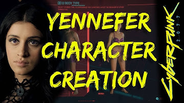 Cyberpunk 2077 - Yennefer (The Witcher) Character Creation