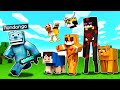 Paso MINECRAFT pero LOS COMPAS son MOBS y dan Loot OP