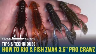 How To Rig And Fish The Zman 35 Pro Crawz