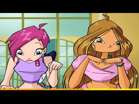 Flora's mouth left her face | Winx Club Clip