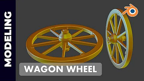 BLENDER CHALLENGE 8: Modeling a Wagon Wheel (Part 14)