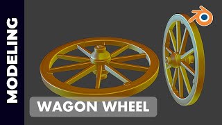 BLENDER CHALLENGE 8: Modeling a Wagon Wheel (Part 14)