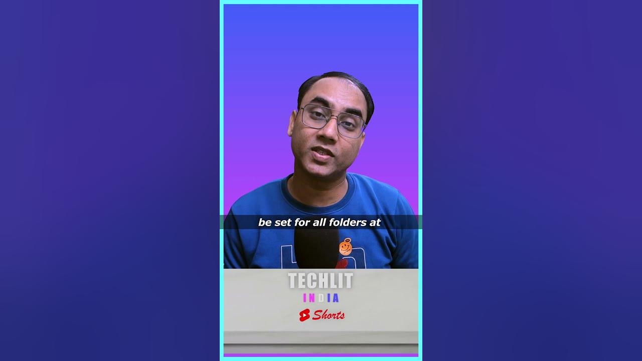 Set default folder view windows settings techlit india shorts