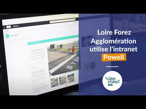 Loire Forez agglomération utilise l'intranet Powell au quotidien