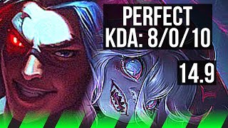 KAYN vs BRIAR (JGL) | 8/0/10, 75% winrate, Legendary | BR Master | 14.9