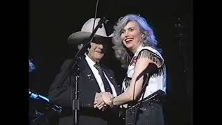 Video thumbnail of "Blue moon of Kentucky/Kentucky Waltz - Bill Monroe - Emmylou Harris - Live 1995"