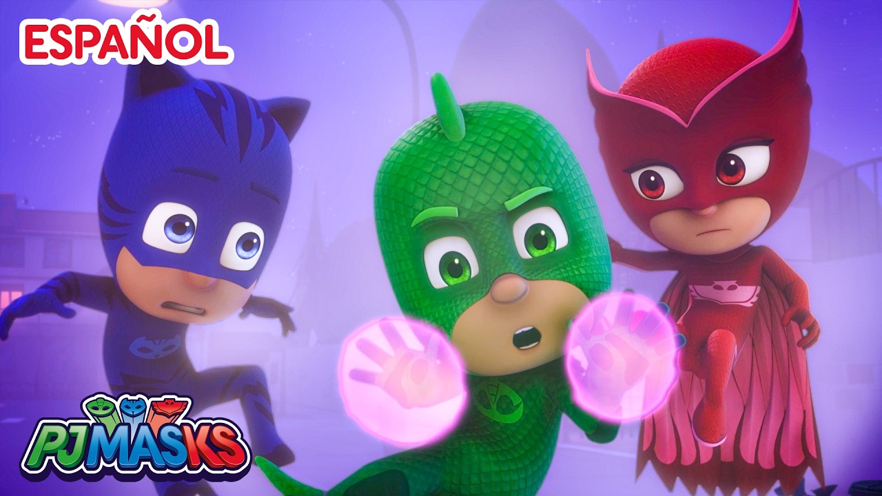 PJ Masks atrapados en un campo de fuerza 🦾PJ Masks en Español episodios completos | Dibujos Animados