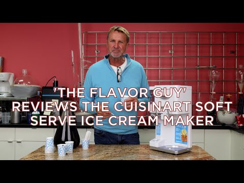 Cuisinart Soft Serve Ice Cream Maker Review by The Flavor. Guy Part 1 of 4