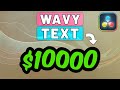 WAVY TEXT Effect Like MR BEAST In Davinci Resolve