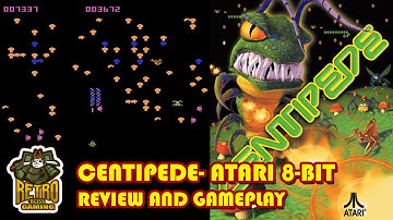 Centipede - Atari 8-Bit Gameplay and Review