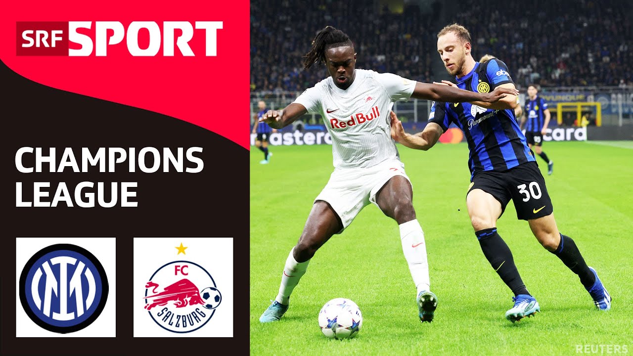 Inter Mailand - RB Salzburg Highlights - Champions League 2023/24 SRF Sport