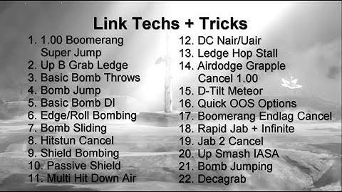 2020 Link Melee Techs Guide