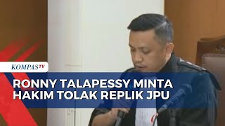 Sidang Duplik Eliezer, Ronny Talapessy: Replik Penuntut Umum Harus Dikesampingkan