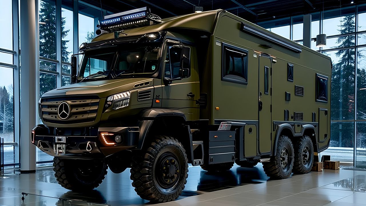 БЕЗУМНЫЙ Mercedes ZETRO 6×6 Camper 2026 года — сверхпрочный роскошный автофургон, созданный для э...