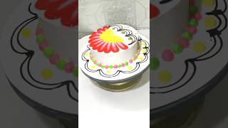wow amazing colour || birthday cake decorating #shorts​ #shortvideo​ #shortsfeed​ #ytshorts​ #reels​