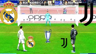 REAL MADRID VS JUVENTUS FC | FC 24 PENALTY SHOOTOUT RONALDO VS MESSI