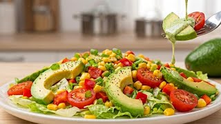 Gesundes Keto Avocadosalat in 5 Minuten Essen Sie ihn jeden Tag, um Fett zu verlieren