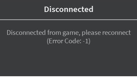 All The Error Codes On Roblox! (Part 1)