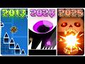 Most ICONIC Geometry Dash Levels From 2013 - 2025 Mp3 Song