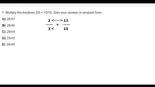 Fastest Way to Multiply Fractions Without Mistakes #FractionChallenge #11+Preparation #MathsSkills
