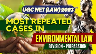 Most Repeated case laws from Environment law| for UGC NET| Last-minute preparation