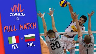 Italy 🆚 Bulgaria - Full Match | Men’s Volleyball Nations League 2019