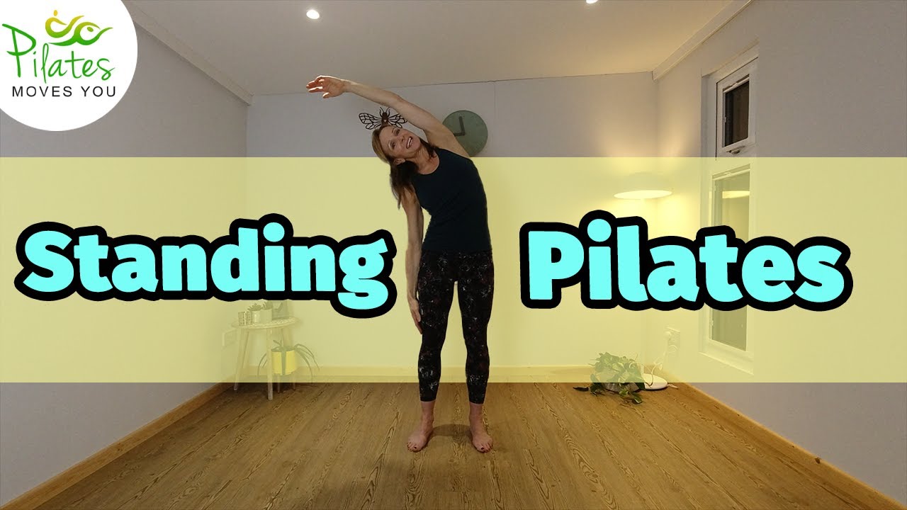 Standing Pilates Workout No equipment needed YouTube