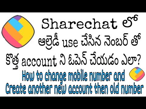 How to create  Sharechat account with same number|Create sharechat account already used number