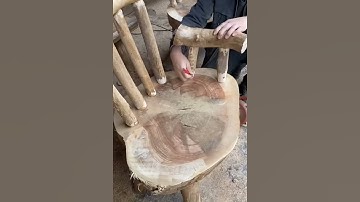 Wood working skills, Making incredible wooden chair very easy