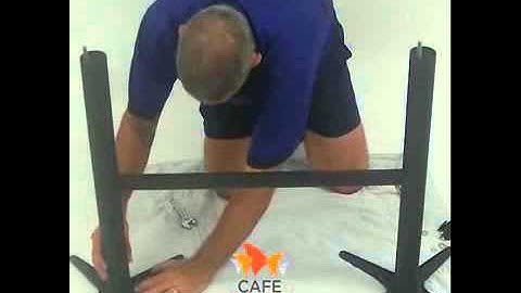 Assembling the Twin Roma Table Base