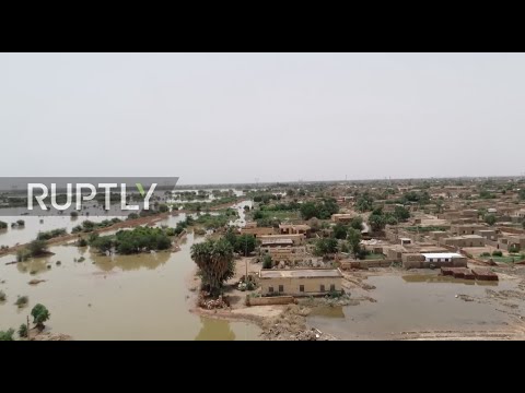 Sudan: Drone footage reveals aftermath of flood in Sururab area