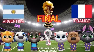 My Talking Tom Friends - Fifa World Cup Qatar 2022 - Penalty Argentina Vs France - Final