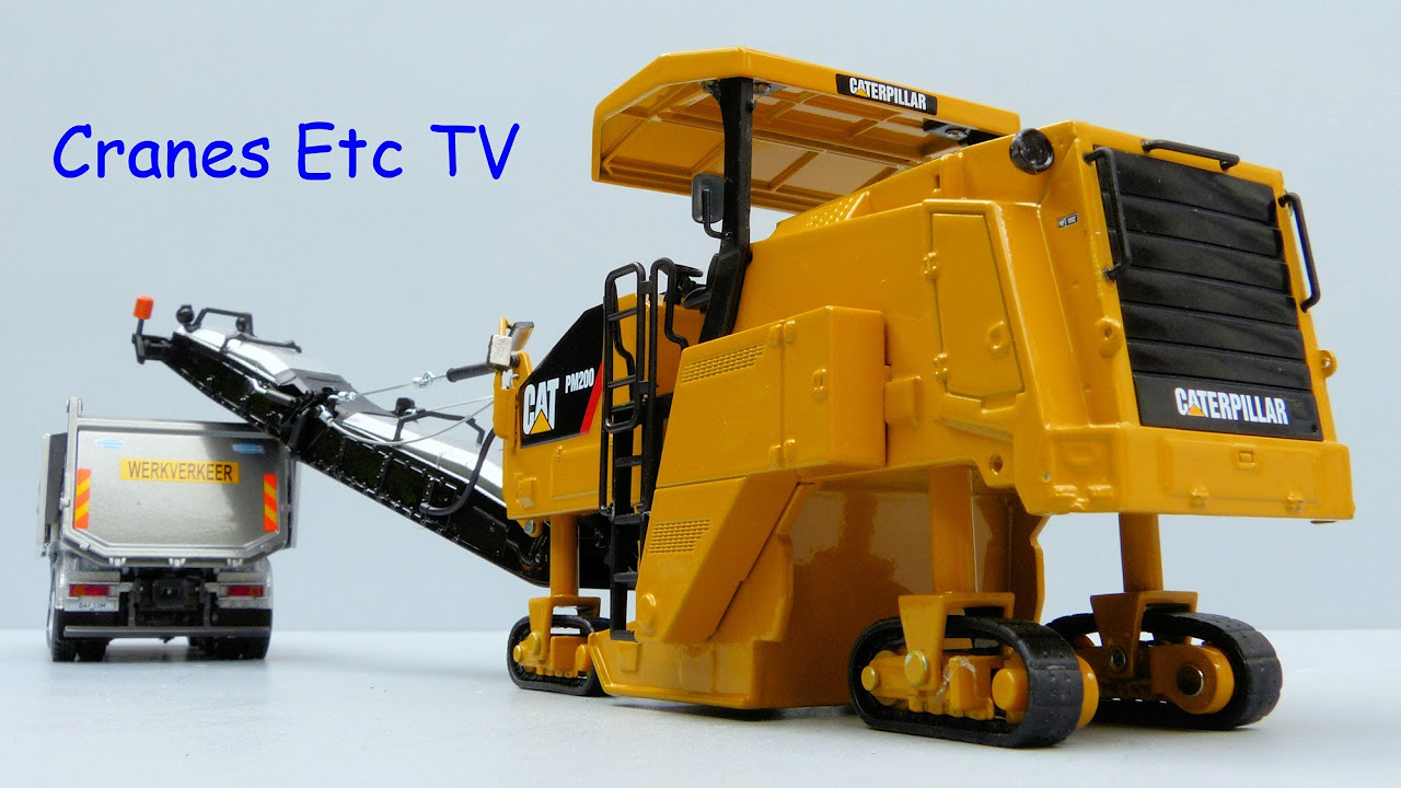 Norscot Caterpillar PM200 Cold Planer by Cranes Etc TV - YouTube
