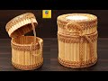 Jewellery Box Making with Jute Sticks | DIY Handmade Jewellery Organizer | Best of Home Decor Idea