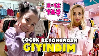 ÇOCUK REYONUNDAN GİYİNDİM! | #24saat @OykuKarta