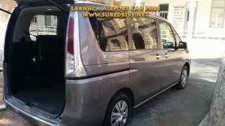 Sure Drive Car Hire - Nissan Serena Auto 8 seater -  Larnaca Car Rentals