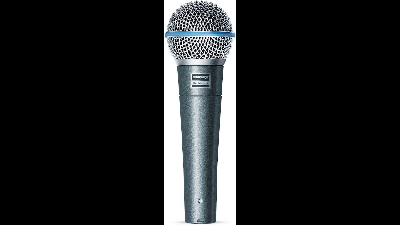 Confronto microfoni Shure SM58 e Beta 58A con link per l'acquisto.