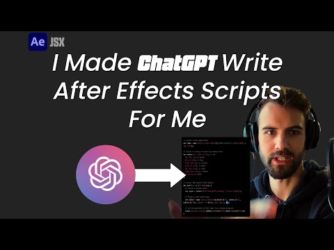 I Made ChatGPT Write After Effects Scripts For Me