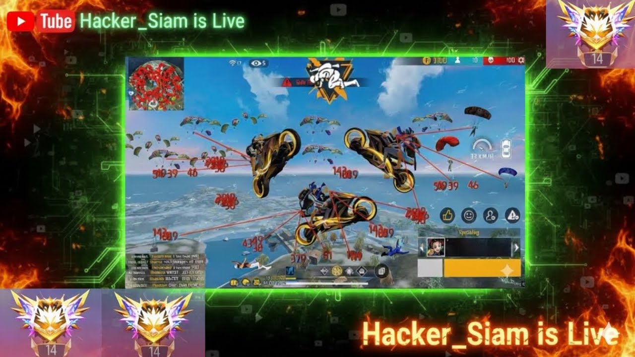 🔴NEW LIVE : HACKER SIAM/.HACKER GAME PLYE 😱| হেডশট প্যানেল ১০০% সেভ #faruoy #viralvideo #foryoupage